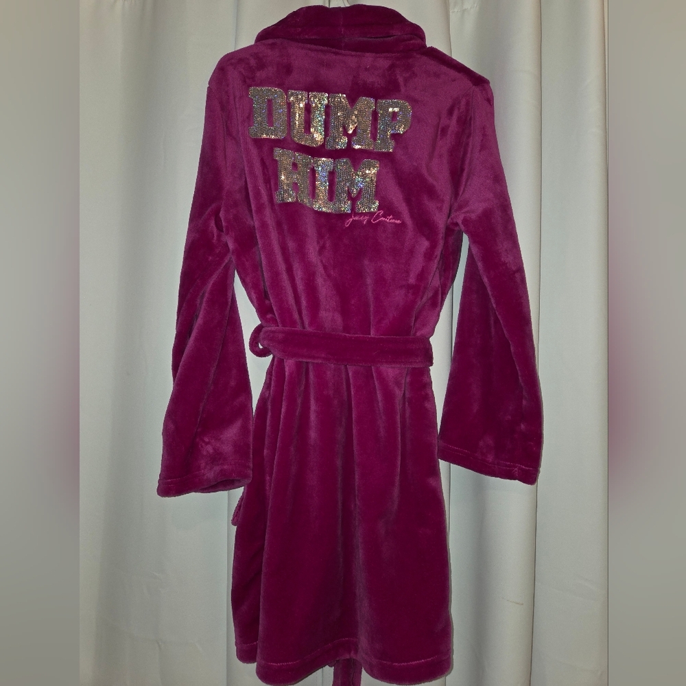 Juicy Couture Magenta Plush Robe